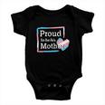 Transgender Mom Proud To Be Transgender Pride Mom Outfit Baby Onesie