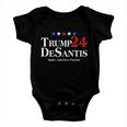 Trump Desantis 2024 Make America Florida Election Logo Tshirt Baby Onesie