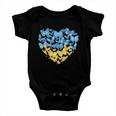 Ukrainian Butterfly Mashup Ukraine Flag Baby Onesie