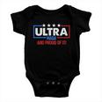 Ultra Maga And Proud Of It Tshirt V2 Baby Onesie