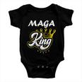 Ultra Maga King Crown Usa Trump 2024 Anti Biden Tshirt Baby Onesie