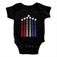 Usa American Flag Happy 4Th Of July Celebration Baby Onesie