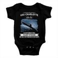 Uss Charlotte Ssn Baby Onesie