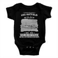 Uss Hatfield Dd Baby Onesie