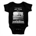 Uss Texas Bb 35 Battleship Baby Onesie