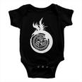 Viking Dragon Celtic Emblem Baby Onesie