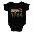 Vintage 1964 Made In 1964 58Th Birthday Gift 58 Year Old Baby Onesie