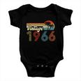 Vintage 1966 Made In 1966 56Th Birthday Gift 56 Year Old Baby Onesie