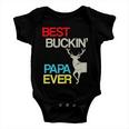 Vintage Best Buckin Papa Hunting Tshirt Baby Onesie