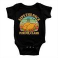 Vintage Save The Neck For Me Clark Christmas Baby Onesie