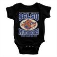 Vintage Sclsu Mud Dogs Classic Football Baby Onesie