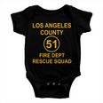 Vintage Squad 51 Fire Dept Tshirt Baby Onesie