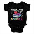 Welcome Back To School 1St Day 100 Days Of School Baby Onesie