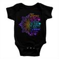 Whispered Back I Am The Storm Floral Tshirt Baby Onesie