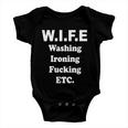 Wife Washing Ironing Fucking Etc Tshirt Baby Onesie