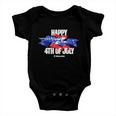 World Of Tanks Mvy For The 4Th Of July Baby Onesie