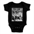 You Cant Sit With Us Funny Witch Movie Baby Onesie