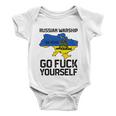 Russian Warship Go F Yourself Russian Warship Go Fuck Yourself Tshirt Baby Onesie