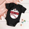 Boston Skyline Fenway Baseball Sports Logo Tshirt Baby Onesie