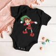 Dabbing Elf Cute Funny Christmas Tshirt Baby Onesie