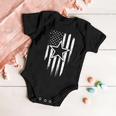 Dallas Tx Star Football Fan Distressed Us Flag Baby Onesie