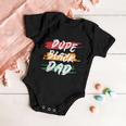 Dope Black Dad Fathers Day Juneteenth Baby Onesie