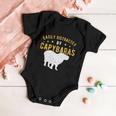 Easily Distracted By Capybaras Gift Baby Onesie