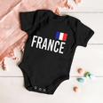 France Team Flag Logo Baby Onesie