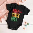 Free Ish Since 1865 African American Freeish Juneteenth Tshirt Baby Onesie
