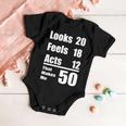 Funny 50Th Birthday Fifty Years Baby Onesie