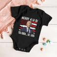 Funny Biden Confused Merry Happy 4Th Of You KnowThe Thing Flag Design Baby Onesie