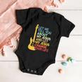 Funny Christian Bible Guitar Player Baby Onesie