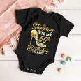 Funny Stepping Into My 60Th Birthday Gift Like A Boss Diamond Shoes Gift Baby Onesie