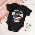 Funny You Cant Spell Sausage Without Usa Baby Onesie