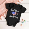 God Bless America For Patriotic Independence Day 4Th Of July Gift Baby Onesie