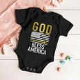 God Bless America Usa 4Th July Independence Gift Baby Onesie