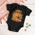 Happy Halloween Spiderweb Pumpkin Baby Onesie