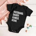 Husband Dad Father Gamer Funny Gaming Baby Onesie