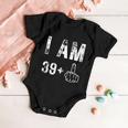 I Am 39 Plus Middle Finger 40Th Birthday Gift Baby Onesie
