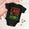 I Am Black History V2 Baby Onesie