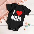 I Heart Milfs Baby Onesie