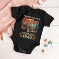 Im Not Old Im A Classic 1942 Custom Built 80Th Birthday Baby Onesie