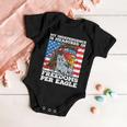 Independence Measured In Freedoms Per Eagle Usa 4Th Of July Cute Gift Baby Onesie