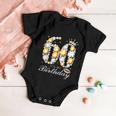 Its My 60Th Birthday Queen 60 Years Old Shoes Crown Diamond Baby Onesie