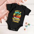 Just A Mechanic Fishing Funny Baby Onesie