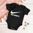 Just Hook It Funny Fishing Tshirt Baby Onesie