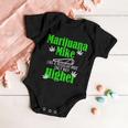 Marijuana Mike Funny Weed 420 Cannabis Tshirt Baby Onesie