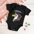 Merica Funny Gift Funny Eagle Mullet Funny Gift 4Th Of July Funny Gift Patriotic Baby Onesie
