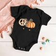 Peace Love Fall Thanksgiving Quote V2 Baby Onesie