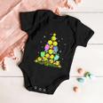 Pickleball Christmas Tree Santa Pickleball Xmas Lights Gift Baby Onesie